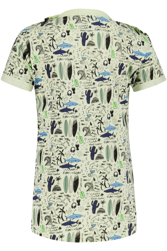 4President T-shirt - Surf AOP — detailfoto 2