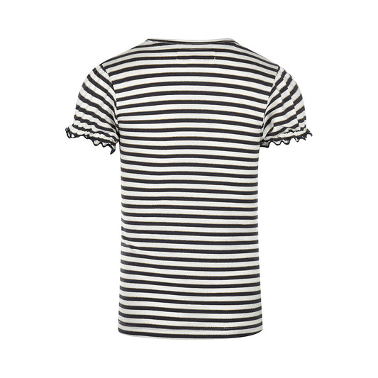 Koko Noko Meisjes T-shirt - Donkerblauw — detailfoto 2