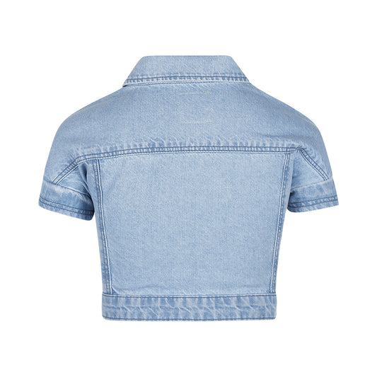 Koko Noko Jeans jacket ss Blue jeans — detailfoto 2