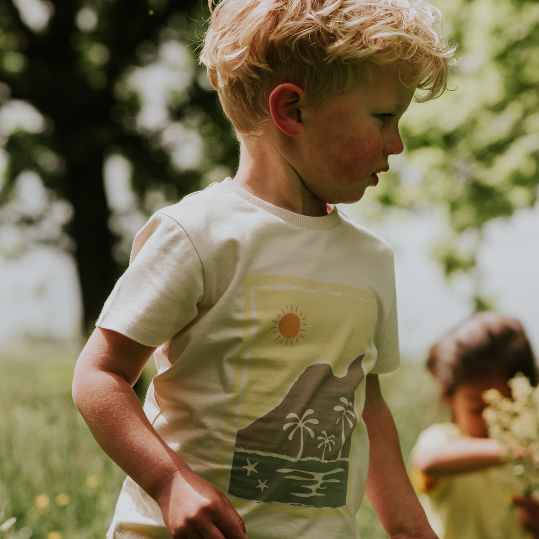 Koko Noko T-shirt Off white — detailfoto 4