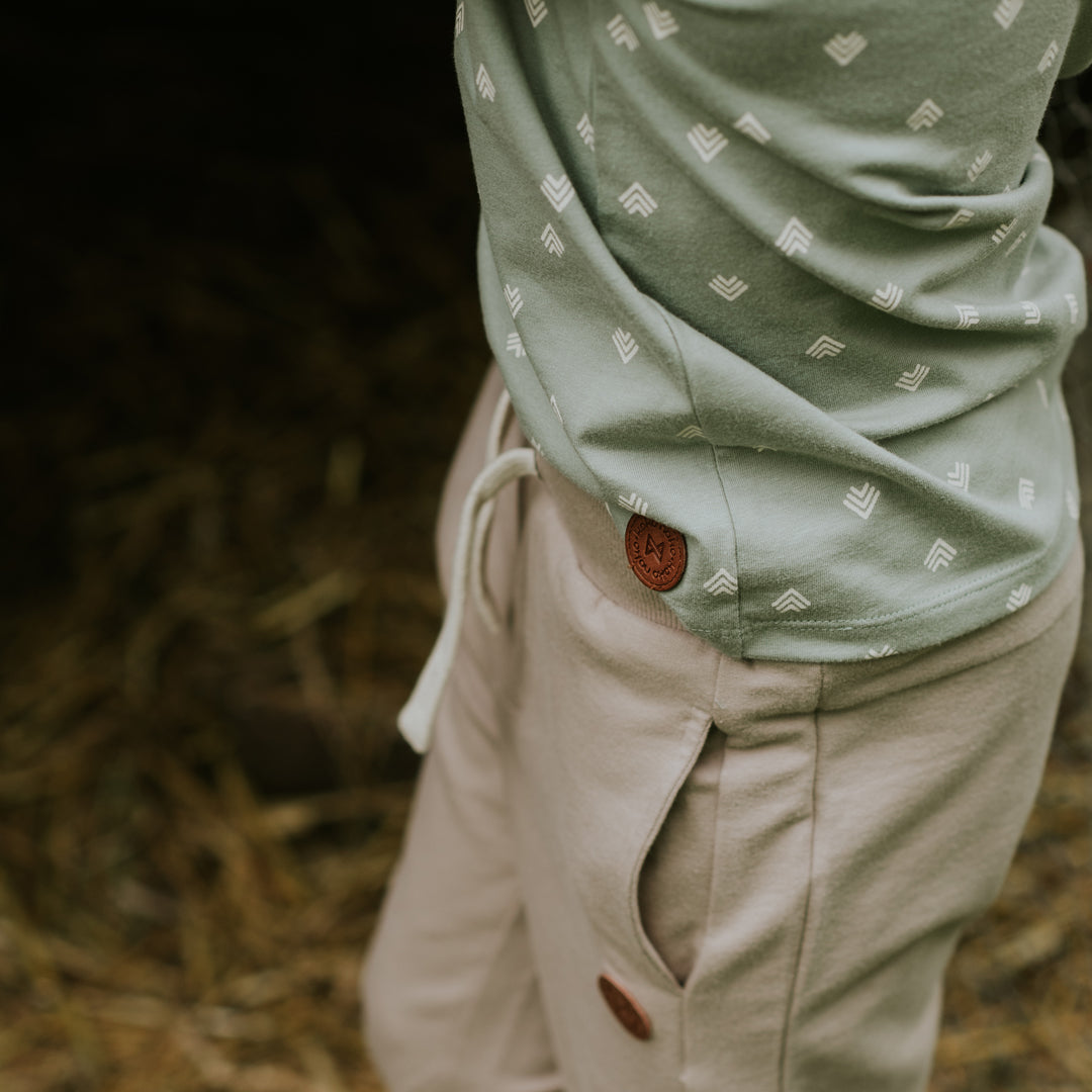 Koko Noko T-shirt Sage — detailfoto 4