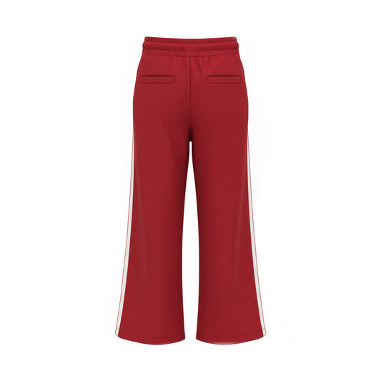 No Way Monday Meisjes Wide Leg Joggingbroek - Sun-dried tomato — detailfoto 2