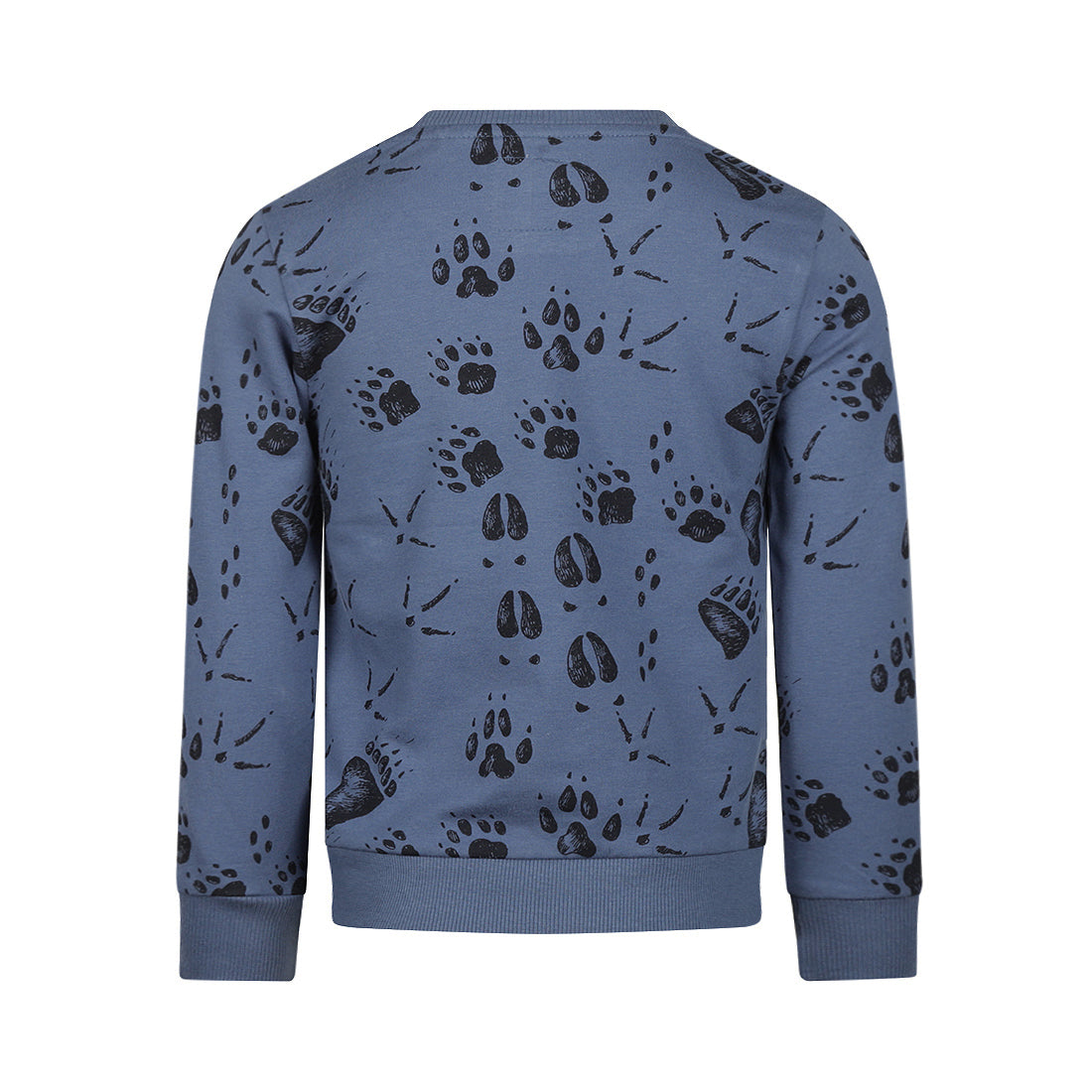 Koko Noko Jongens Dierensporen Trui - Blue horizon — detailfoto 2