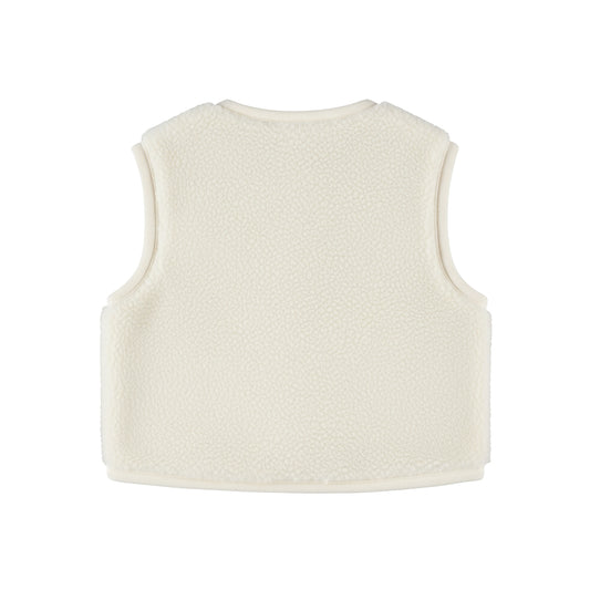 Dirkje Meisjes Gilet - Antique white — detailfoto 2