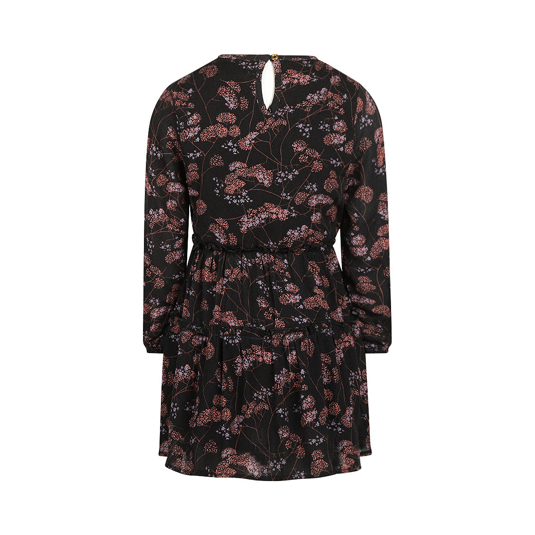 Koko Noko Meisjes Bloemen Jurk - Faded black — detailfoto 2