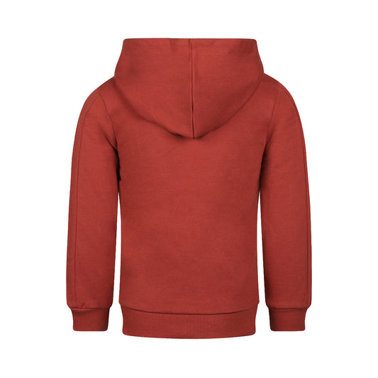 Koko Noko Jongens Hoodie - Faded red — detailfoto 2