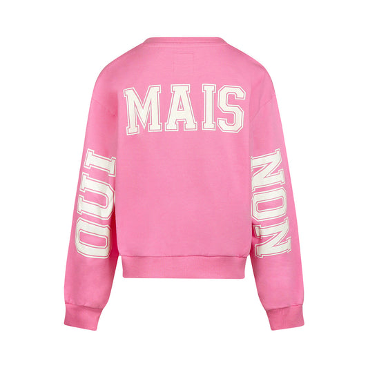 No Way Monday Meisjes Trui - Aurora pink — detailfoto 2