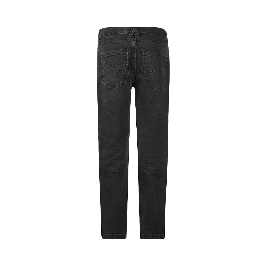 No Way Monday Jongens Loose Fit Jeans - Dark grey melee — detailfoto 2