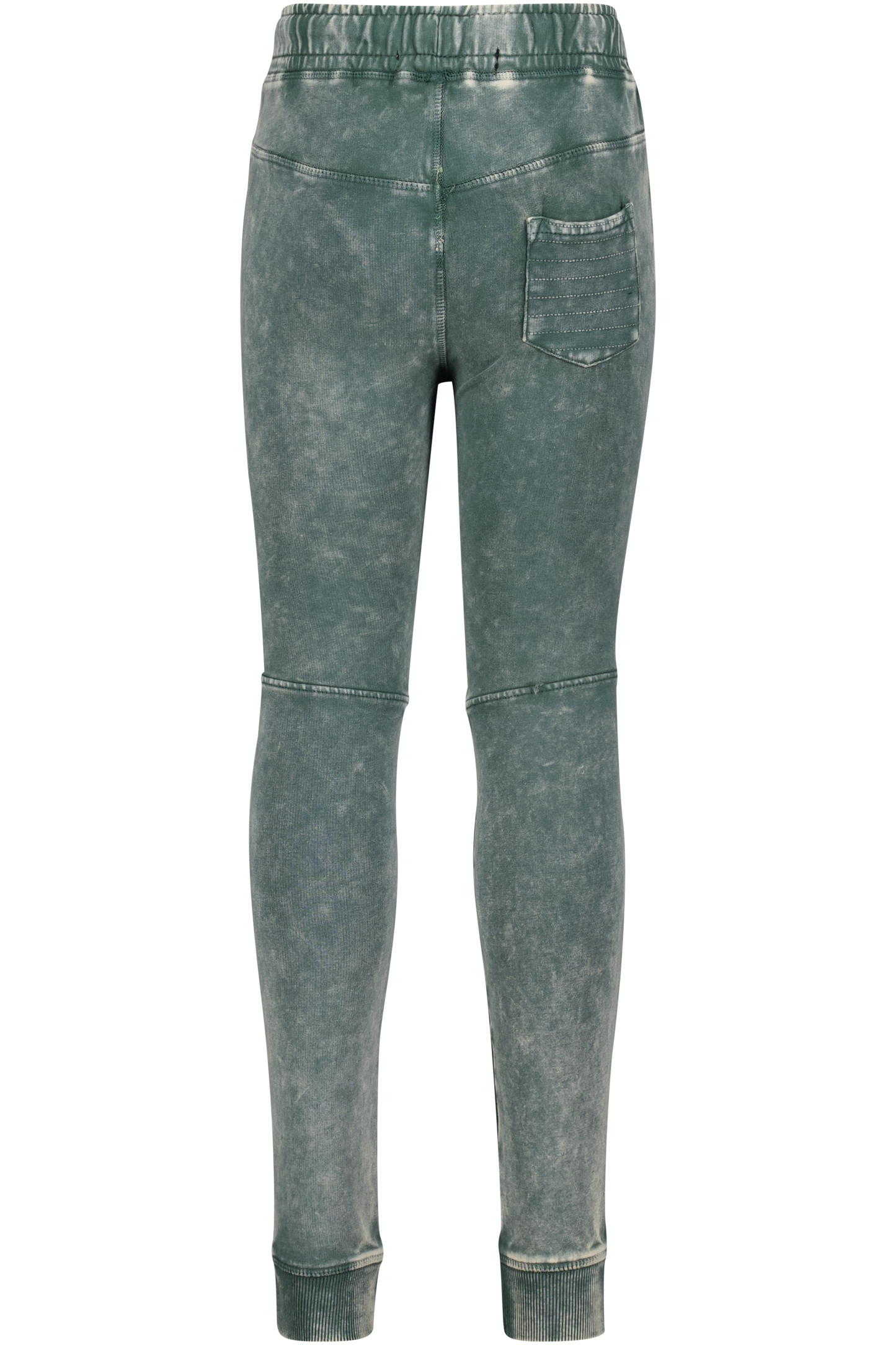 4president acid wash pants army green