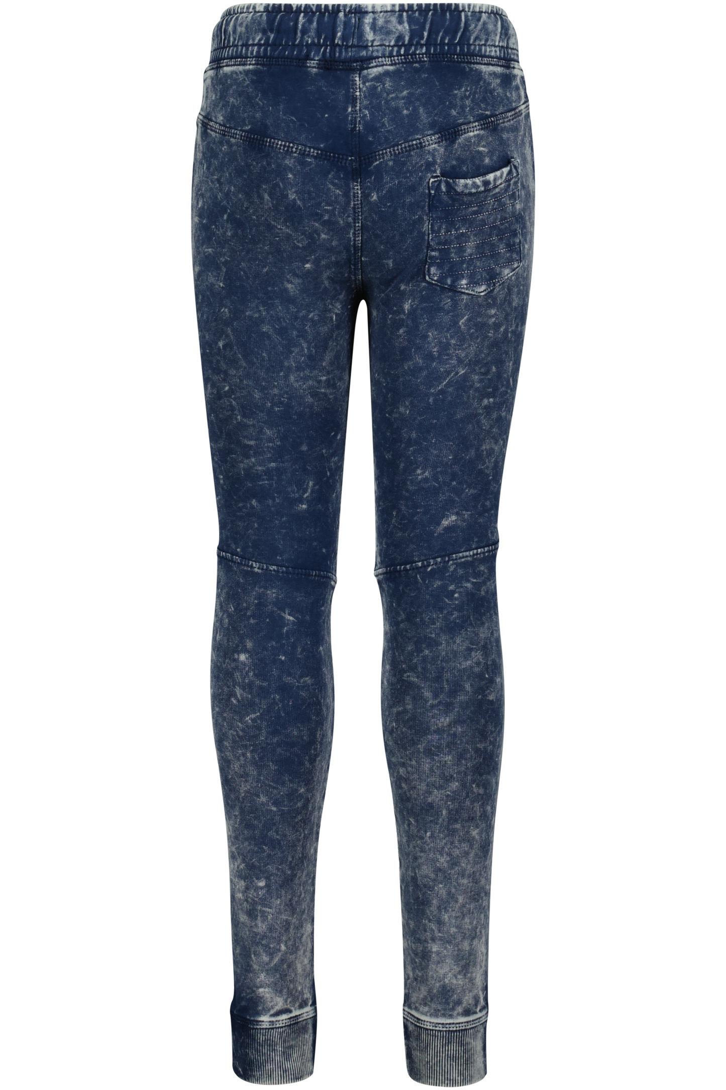 4president acid washed pants navy