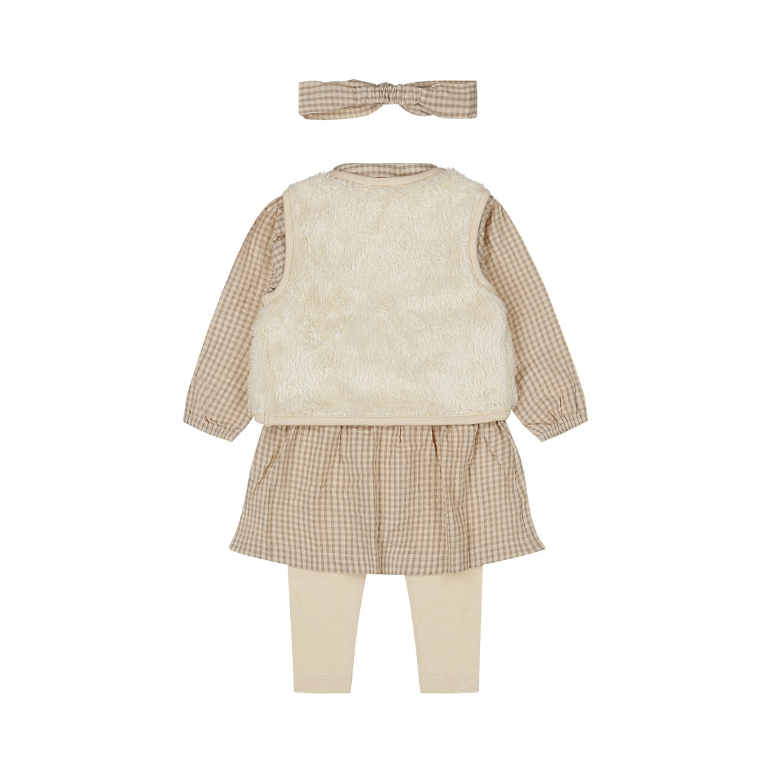 Dirkje Meisjes Babyset - Taupe