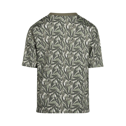 Koko Noko t-shirt loose fit dropped shoulder faded green