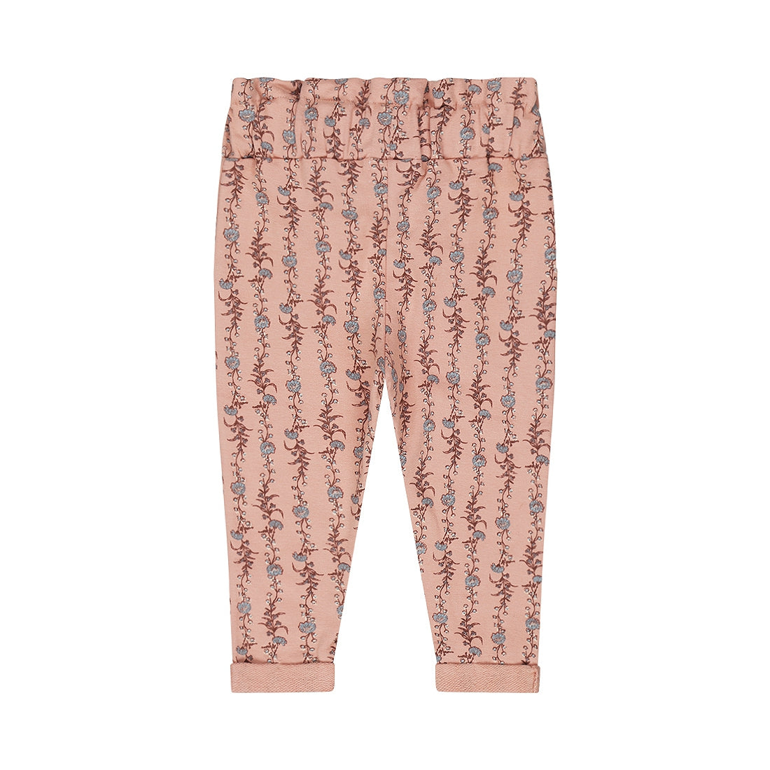 Dirkje dusty pink flower broek