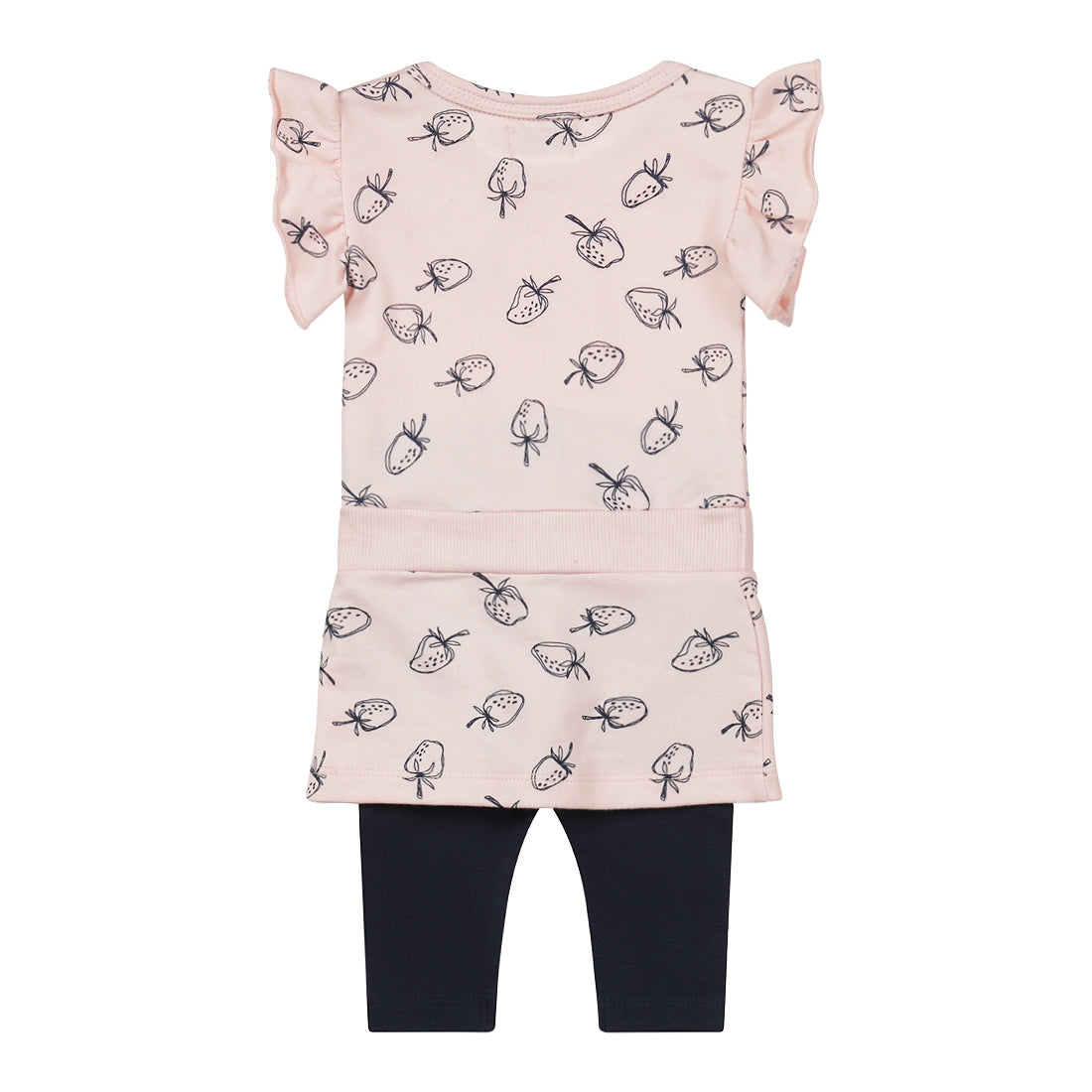 Dirkje aardbeien baby set - jurk en legging