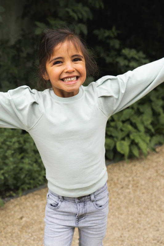 Koko Noko faded green trui