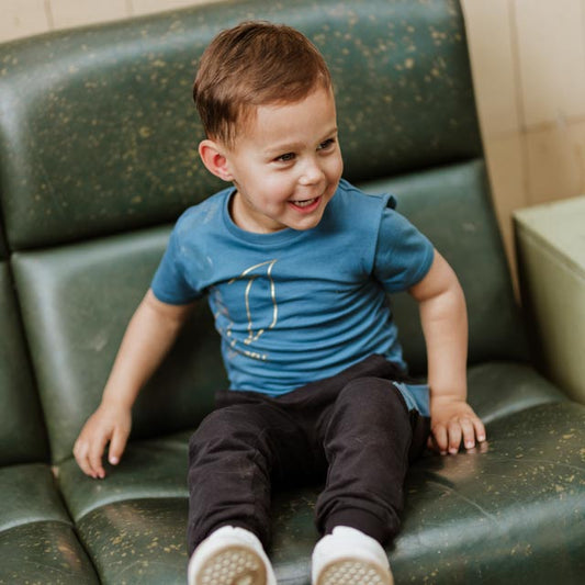 Messi black/teal green lange broek