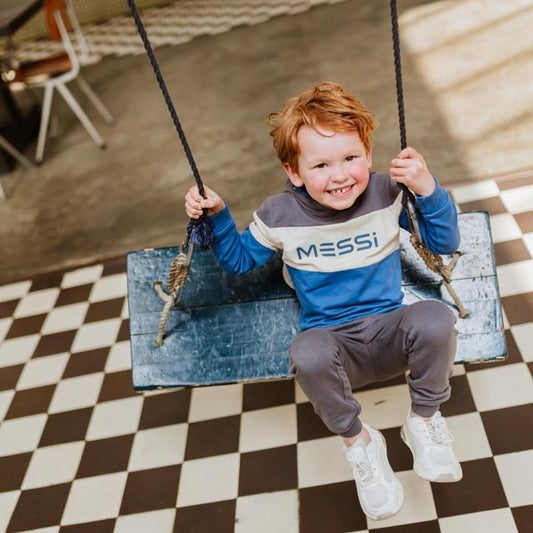 Messi dark grey lange broek