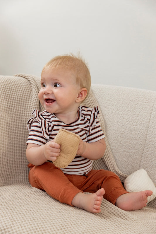 Dirkje dusty rust lange broek