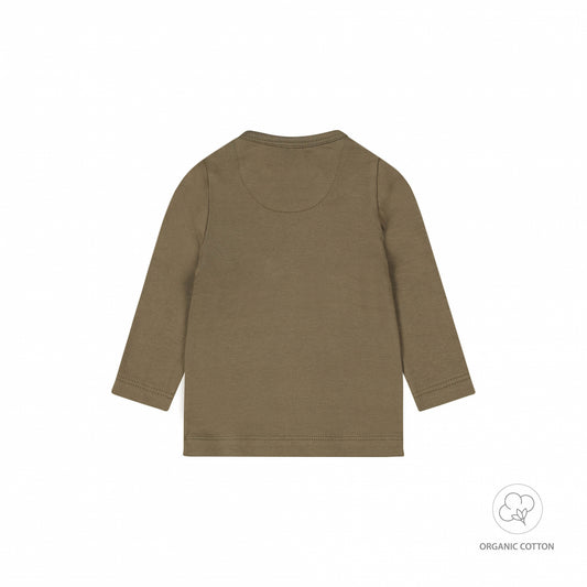 Dirkje faded green shirt leeuw