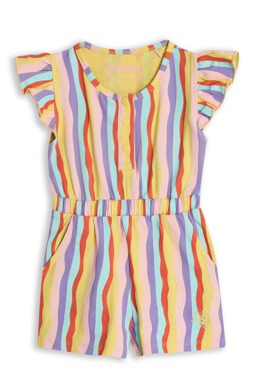 4President playsuit meisjes Powder pink — detailfoto 2