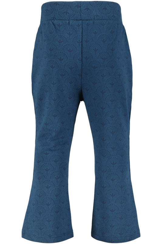 4President Meisjes Flared broek Klara - Blue Wing Teal Aop — detailfoto 2