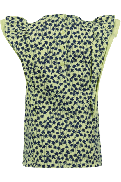 4President T-shirt - Palm AOP — detailfoto 2