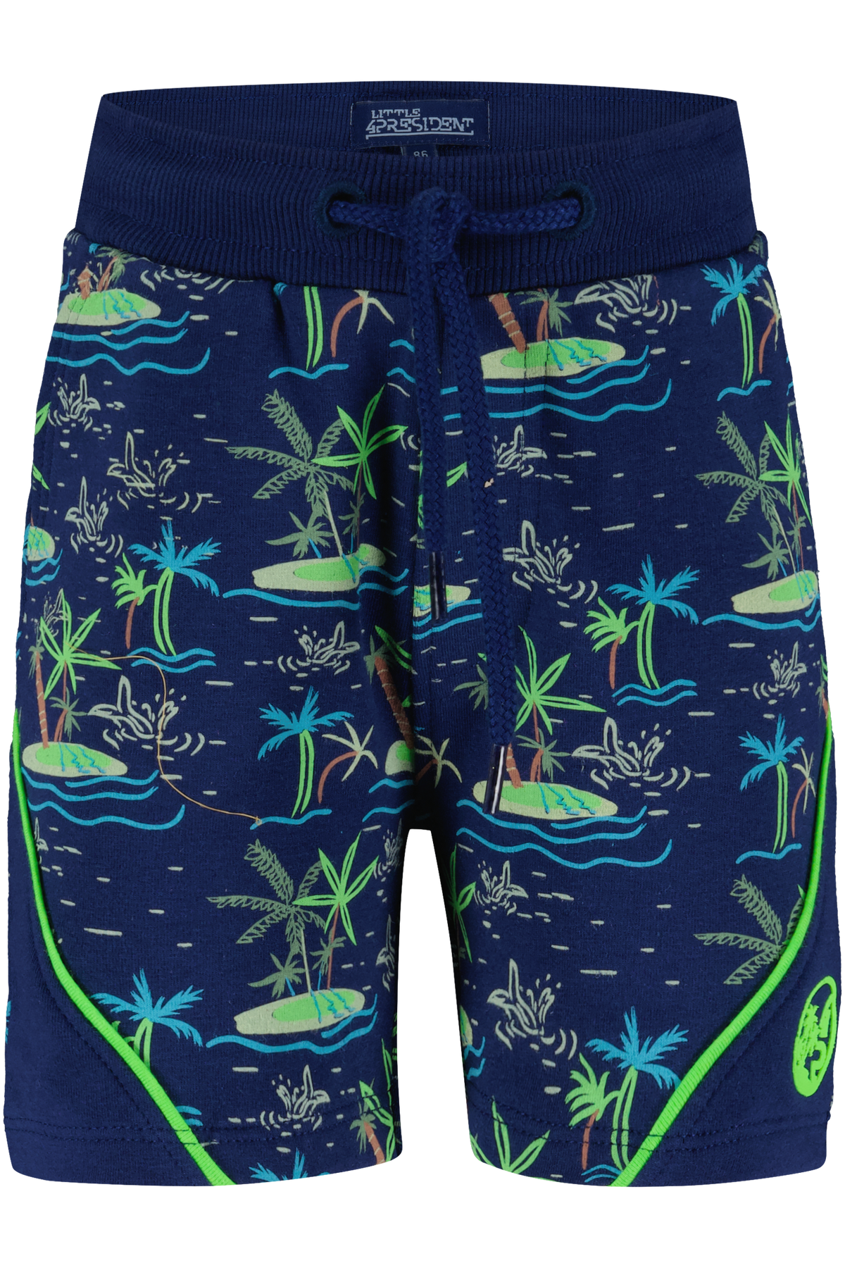 4President Short - Wave Blue AOP