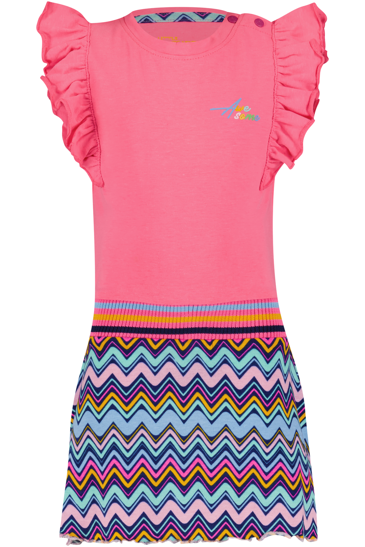 4President Jurk - Neon Pink/Zigzag AOP