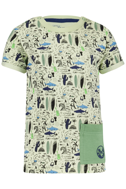 4President T-shirt - Surf AOP