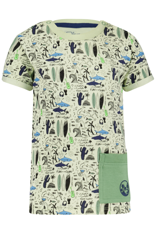 4President T-shirt - Surf AOP
