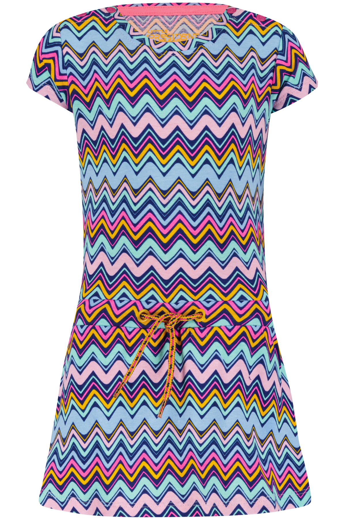 4President Meisjes Jurk - Zigzag AOP