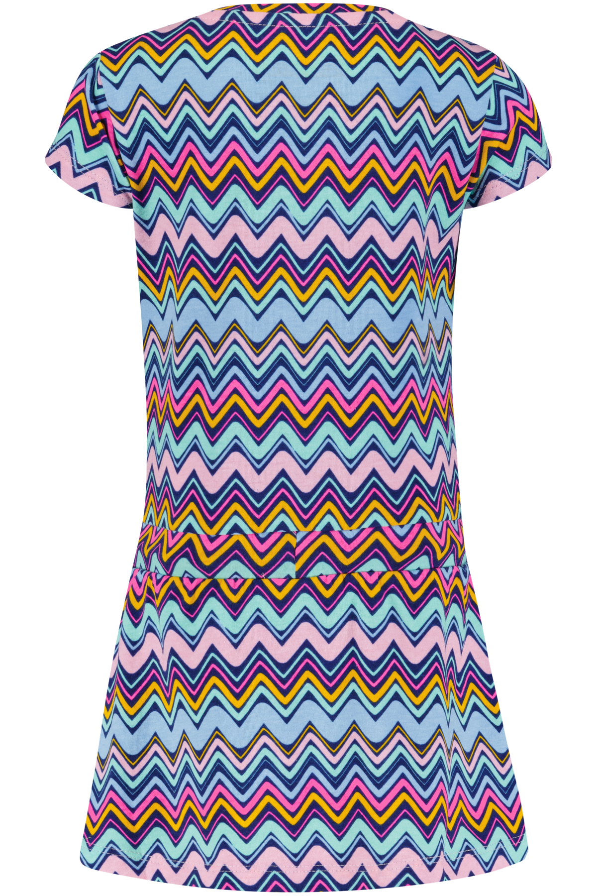 4President Meisjes Jurk - Zigzag AOP — detailfoto 2