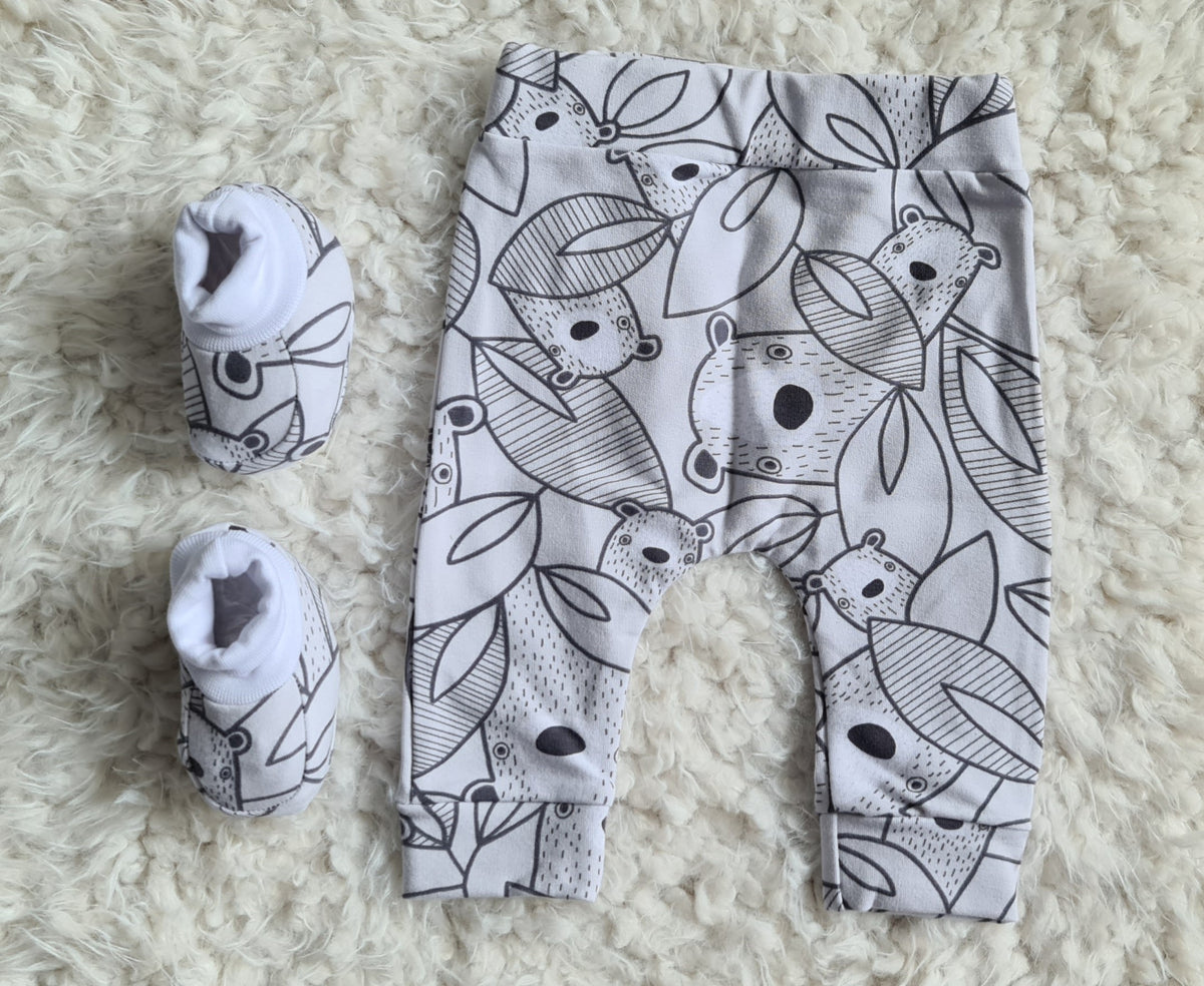 Little Jay slofjes animal collection grijs