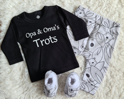 Little Jay slofjes animal collection grijs — detailfoto 2