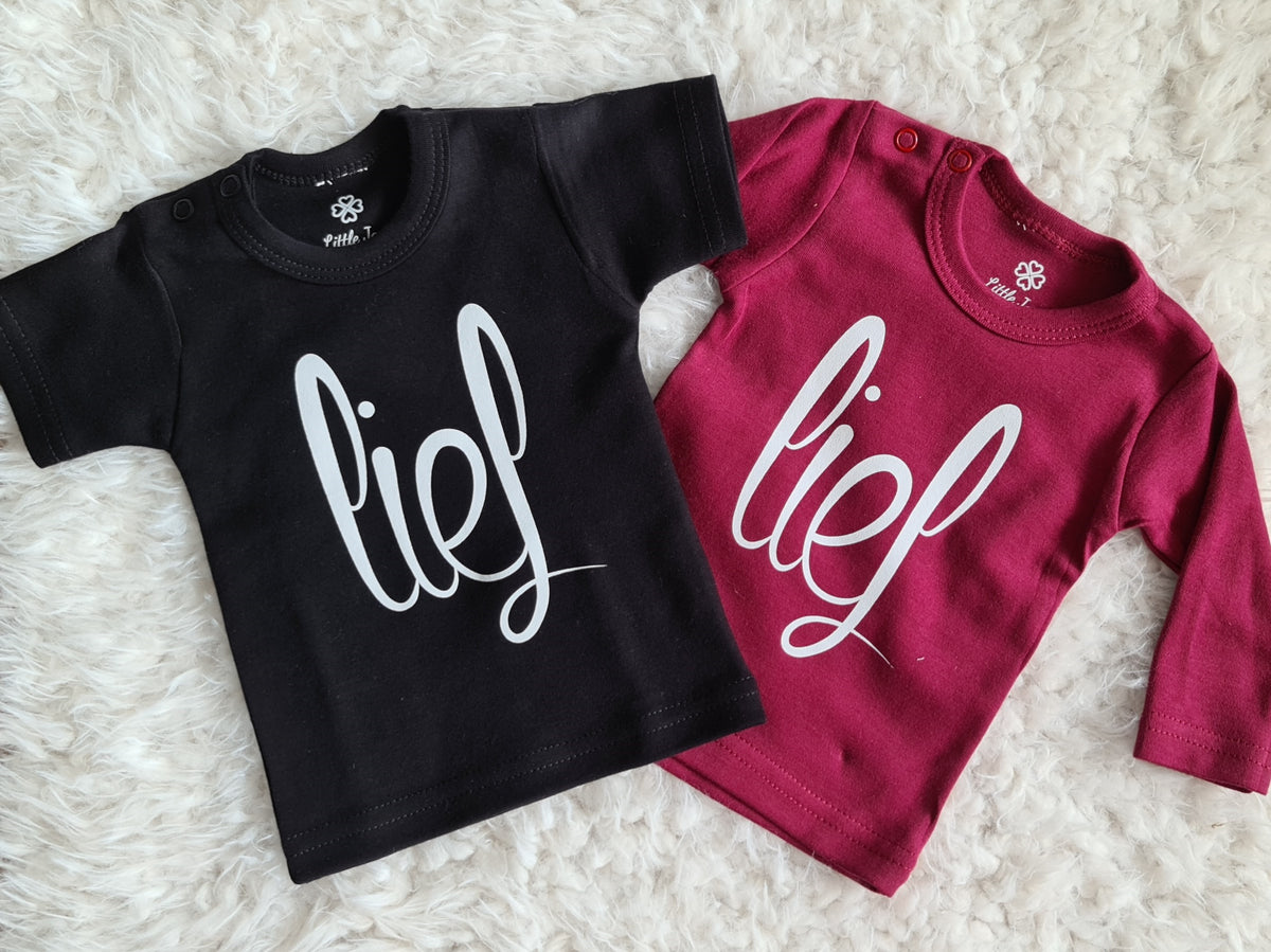 Little Jay lief - Zwart - T-shirt korte mouw — detailfoto 2