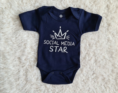 Little Jay social media star - Navy - Rompertje