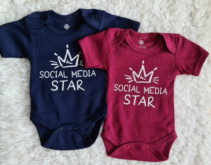 Little Jay social media star - Navy - Rompertje — detailfoto 3