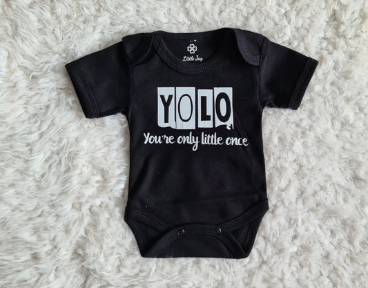 Little Jay you're only little once - Zwart - Rompertje
