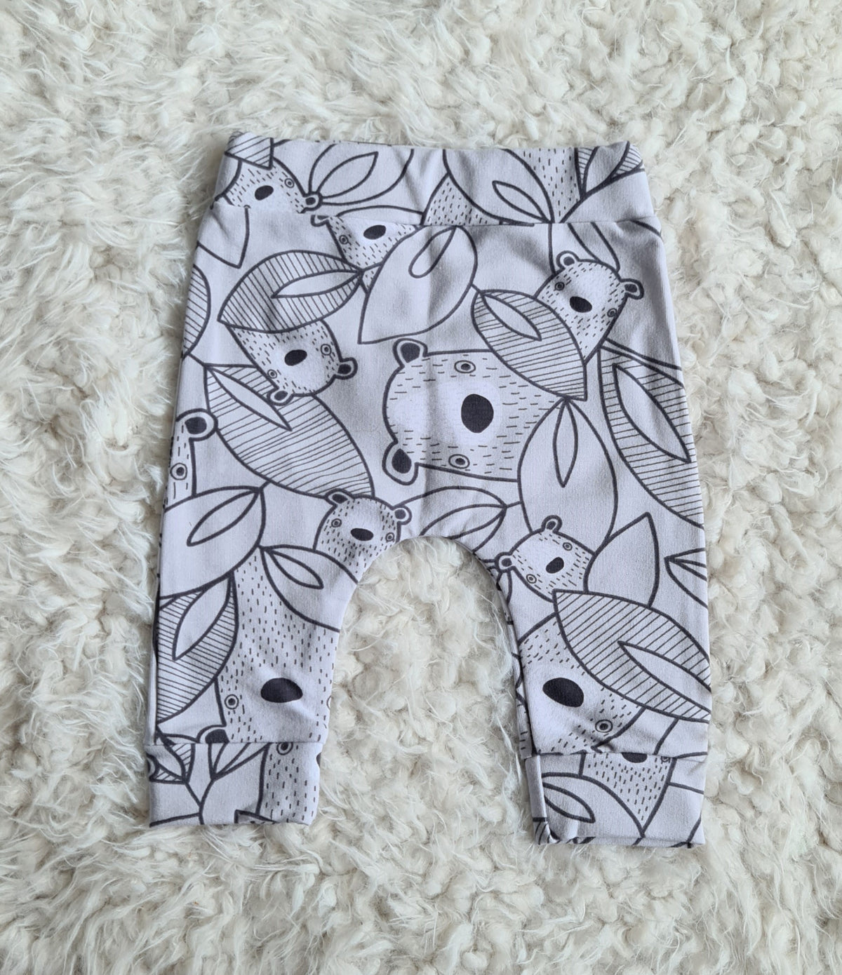 Little Jay broek animal collection - Beertjes grijs - Broekje