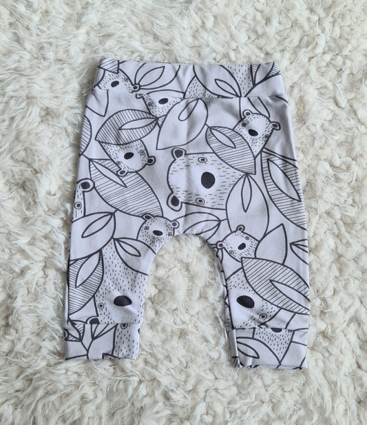 Little Jay broek animal collection - Beertjes grijs - Broekje