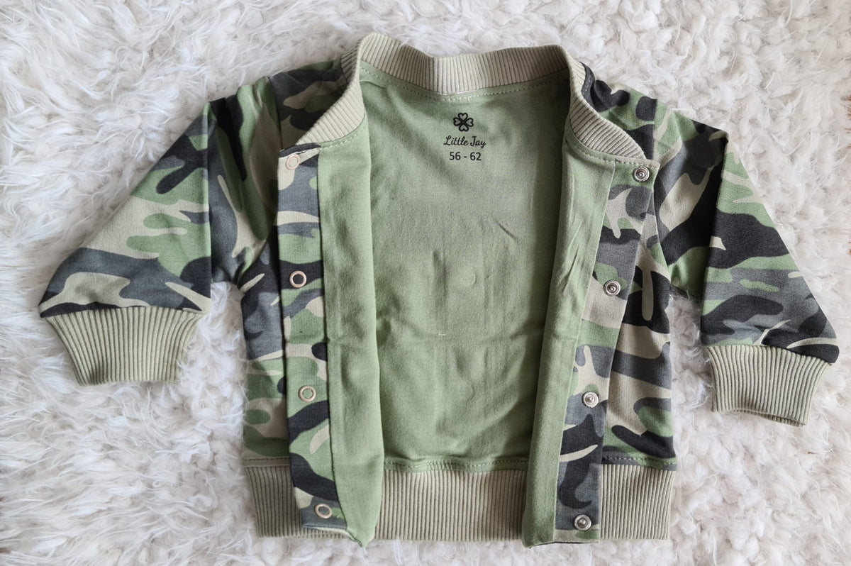 Little Jay Jongens Jas - Groen — detailfoto 2