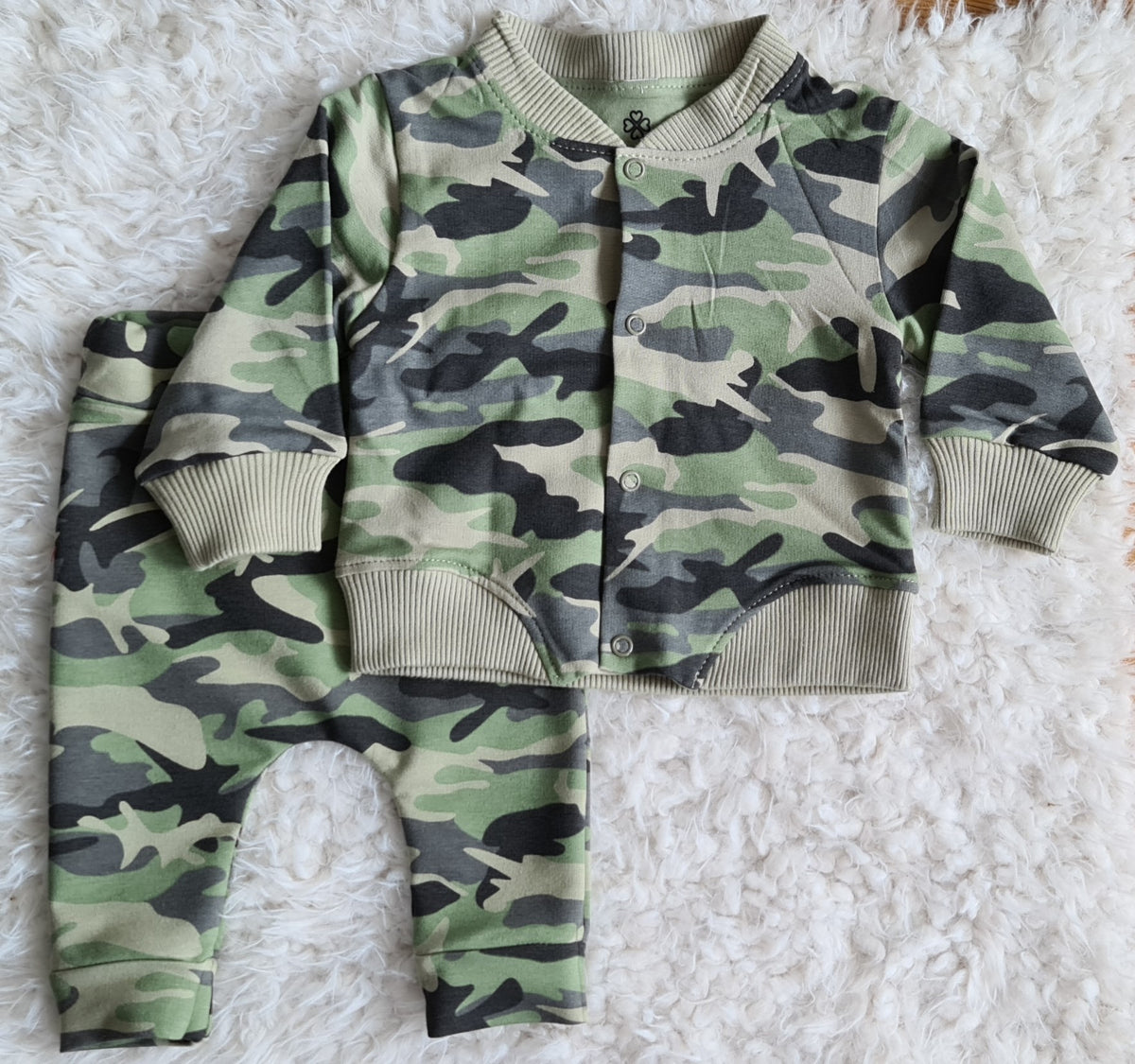 Little Jay Jongens Jas - Groen — detailfoto 3