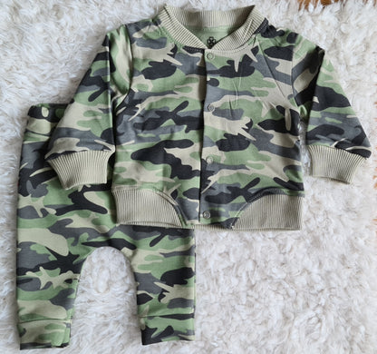 Little Jay Jongens Jas - Groen — detailfoto 3
