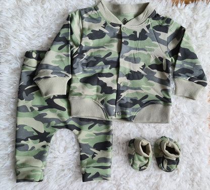 Little Jay Jongens Jas - Groen — detailfoto 4