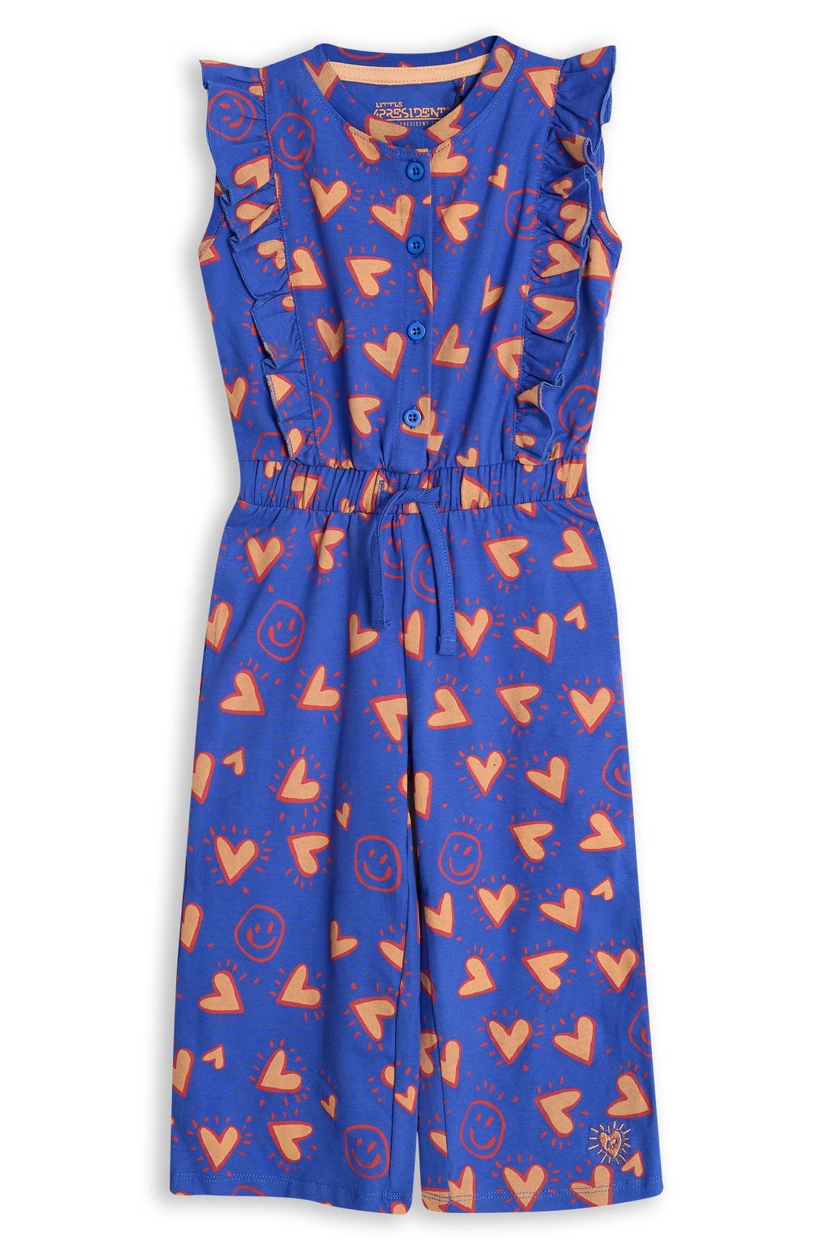 4President playsuit meisjes Dazzling blue — detailfoto 2