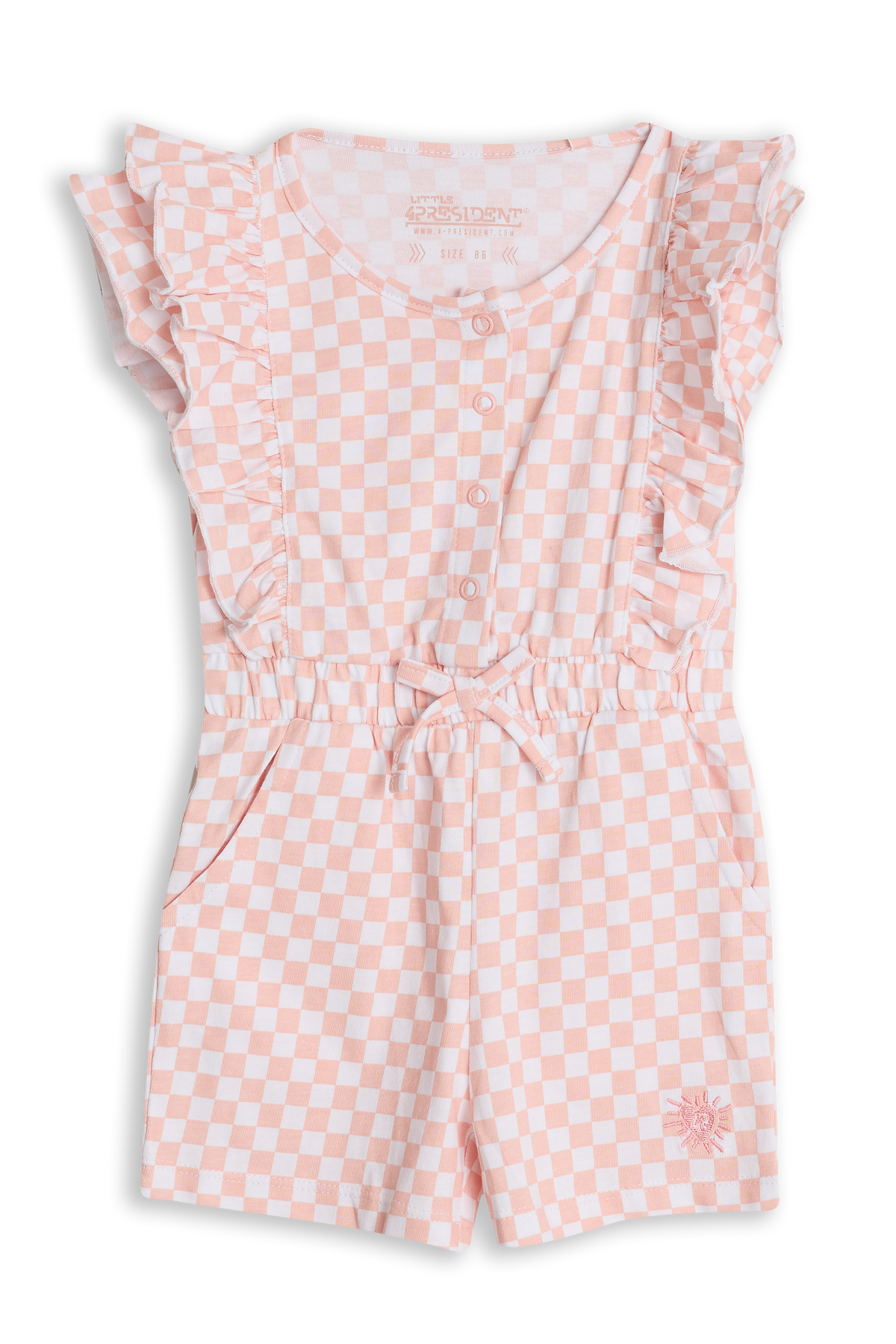 4President playsuit meisjes Powder pink — detailfoto 2