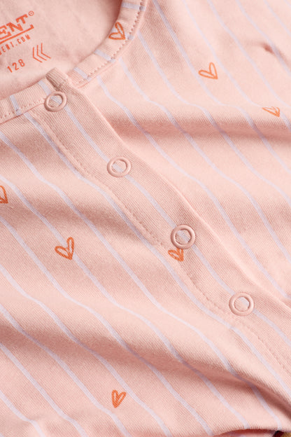 4President playsuit meisjes Powder pink