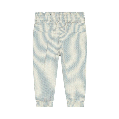 Dirkje Blue Cotton Broek — detailfoto 2