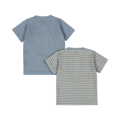 Dirkje Blauwe T-shirt Set