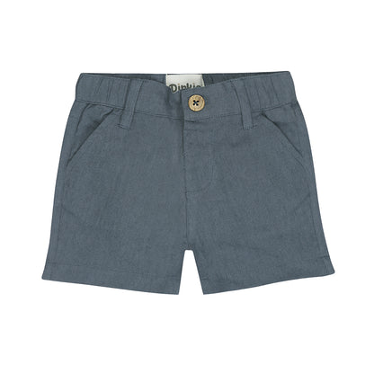 Dirkje Shorts Steel Blue Comfort — detailfoto 2